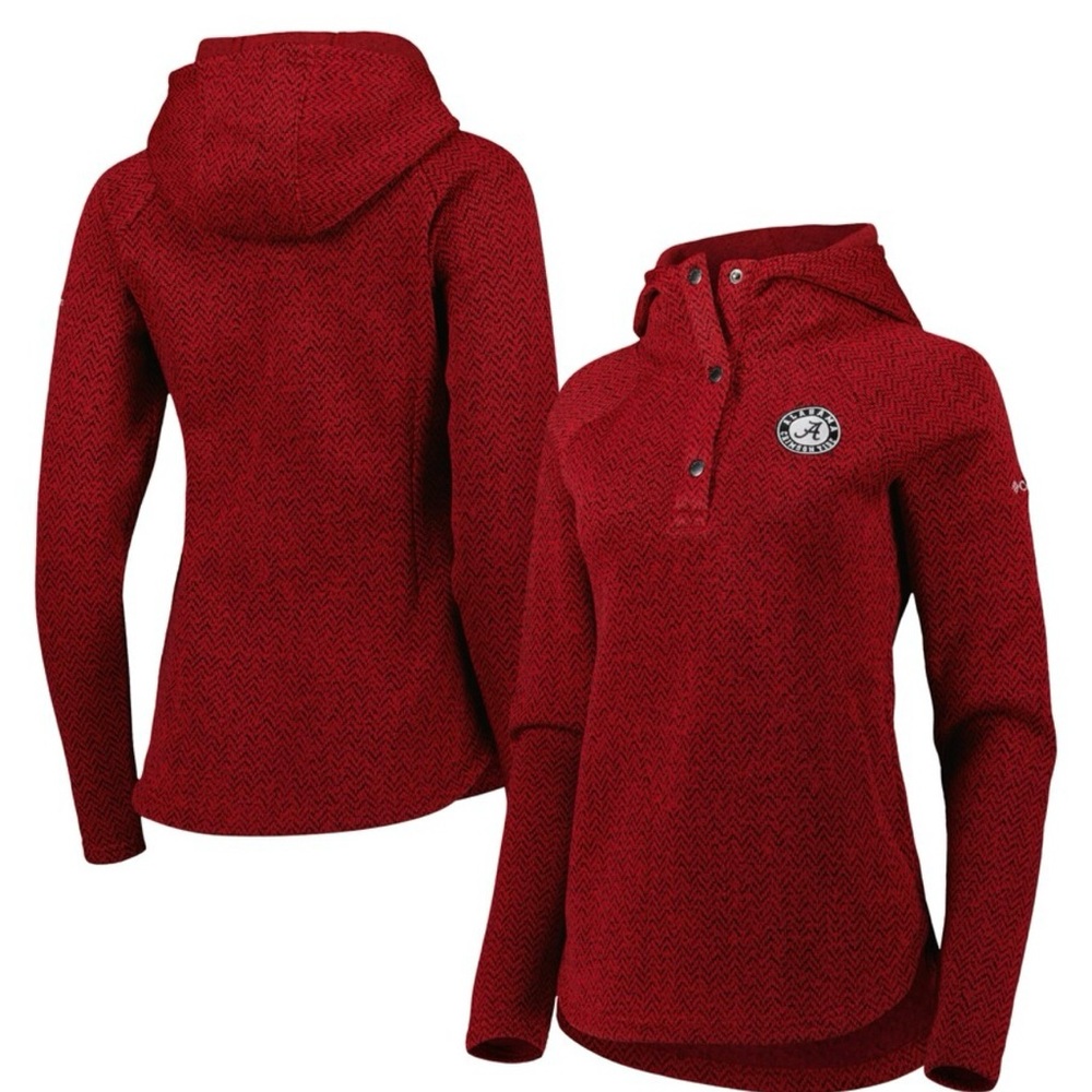 Alabama Crimson Tide Darling Days Raglan Fleece Pullover Hoodie Gameday Columbia